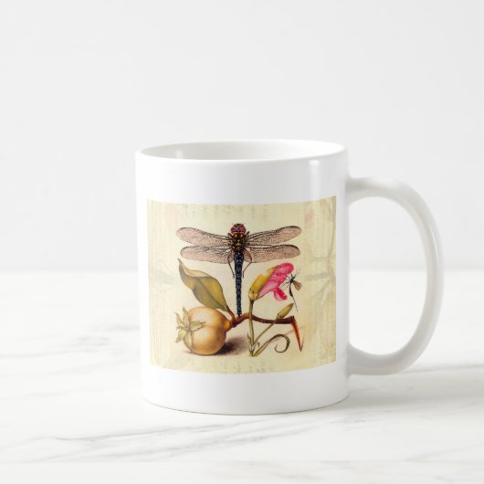 Dragonfly Botanische Natuur Wildleven Koffiemok (Rechts)