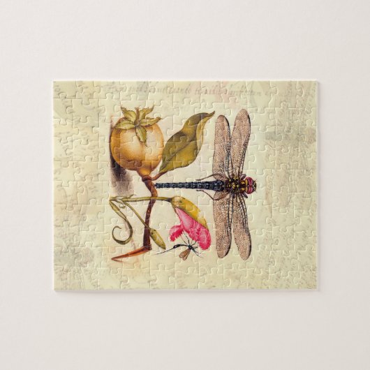 Dragonfly Botanische Natuur Wildleven Legpuzzel (Horizontaal)