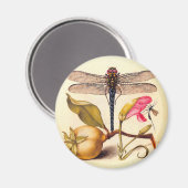 Dragonfly Botanische Natuur Wildleven Magneet (Voorkant / Achterkant)