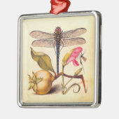 Dragonfly Botanische Natuur Wildleven Metalen Ornament (Links)