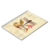 Dragonfly Botanische Natuur Wildleven Notitieboek (Linkerzijde)