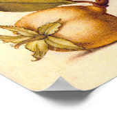 Dragonfly Botanische Natuur Wildleven Poster (Hoek)