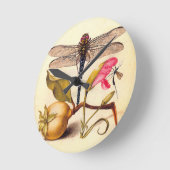 Dragonfly Botanische Natuur Wildleven Ronde Klok (Hoek)