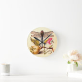 Dragonfly Botanische Natuur Wildleven Ronde Klok (Huis)