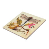 Dragonfly Botanische Natuur Wildleven Tegeltje (Zijkant)