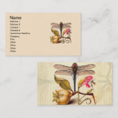 Dragonfly Botanische Natuur Wildleven Visitekaartje (Voorkant / Achterkant)