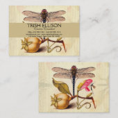 Dragonfly Botanische Natuur Wildleven Visitekaartje (Voorkant / Achterkant)