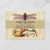 Dragonfly Botanische Natuur Wildleven Visitekaartje (Voorkant)