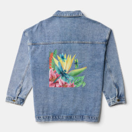 Dragonfly Botanische Paradijs Denim Jas Jacket