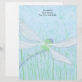 Dragonfly Briefhoofd (Voorkant / Achterkant)