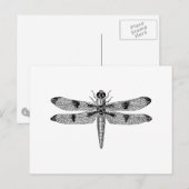 Dragonfly Briefkaart (Voorkant / Achterkant)