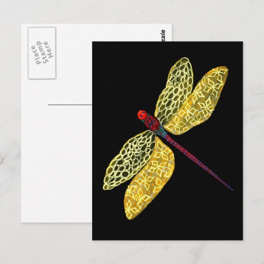 Dragonfly Briefkaart (Voorkant / Achterkant)