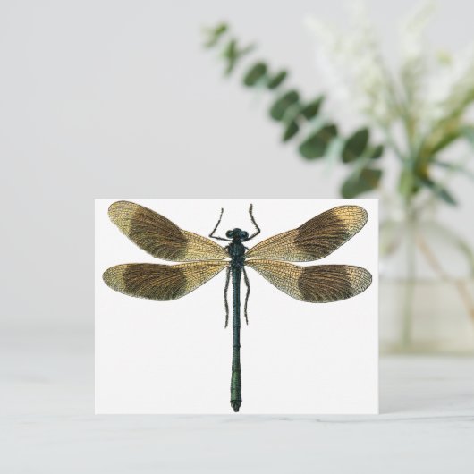  dragonfly briefkaart (Staand voorkant)