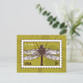 Dragonfly Briefkaart (Staand voorkant)