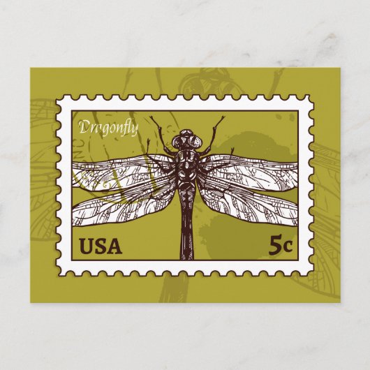 Dragonfly Briefkaart (Voorkant)