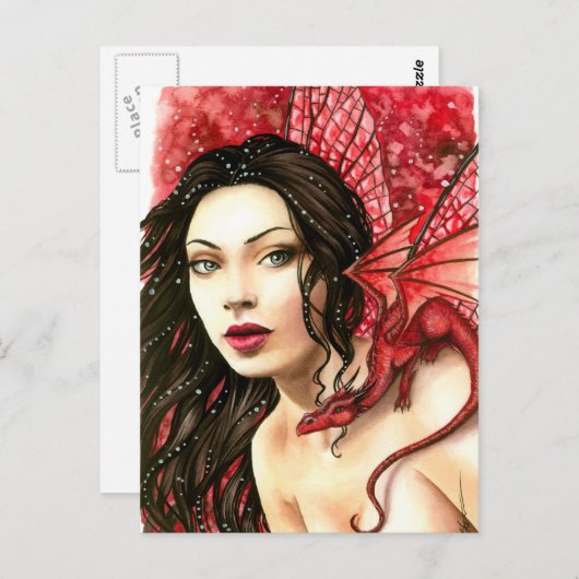 Dragonfly Briefkaart (Voorkant / Achterkant)