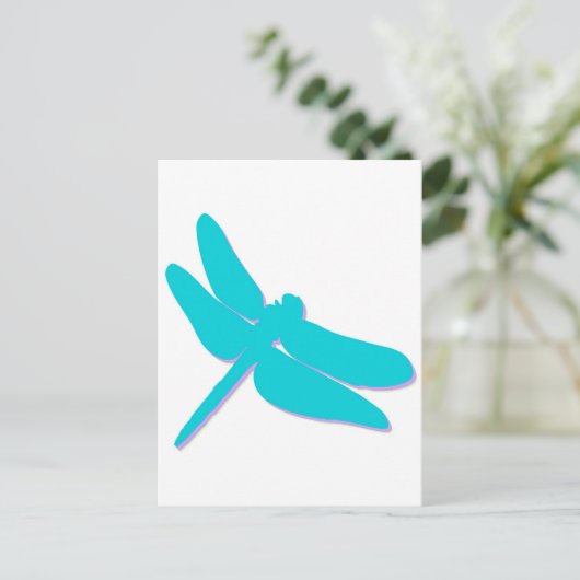 Dragonfly Briefkaart (Staand voorkant)