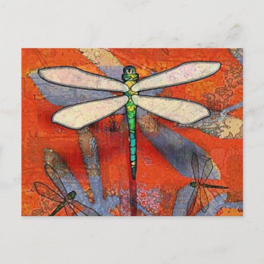 Dragonfly Briefkaart (Voorkant)