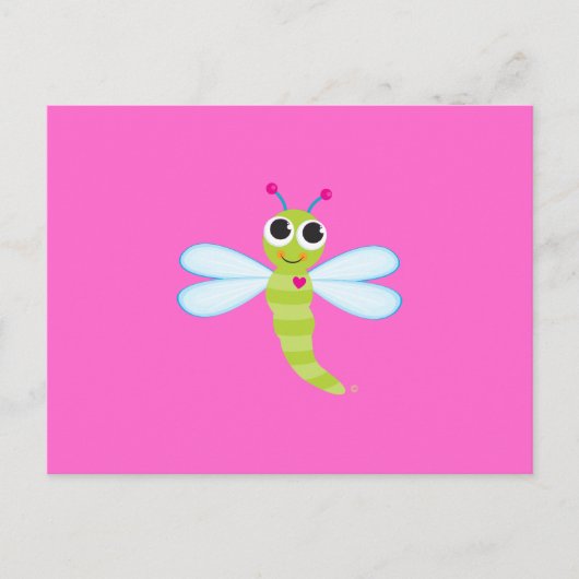 Dragonfly-Briefkaart Briefkaart (Voorkant)
