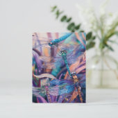 Dragonfly-Briefkaart Briefkaart (Staand voorkant)