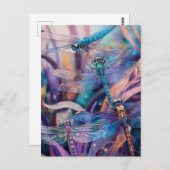 Dragonfly-Briefkaart Briefkaart (Voorkant / Achterkant)
