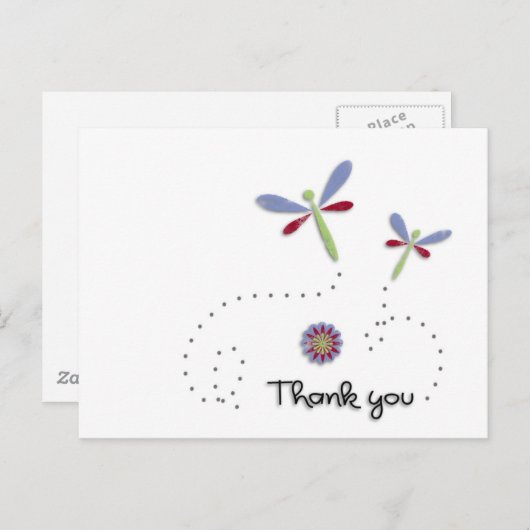 Dragonfly-Briefkaart Briefkaart (Voorkant / Achterkant)