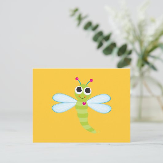 Dragonfly-Briefkaart Briefkaart (Staand voorkant)