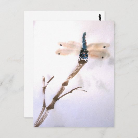 Dragonfly-Briefkaart Briefkaart (Voorkant / Achterkant)