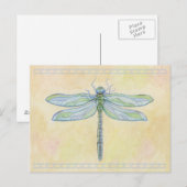 Dragonfly-briefkaart Briefkaart (Voorkant / Achterkant)