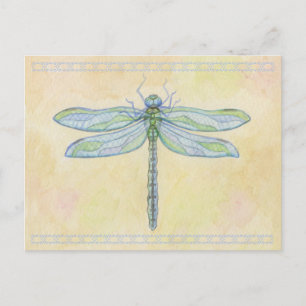 Dragonfly-briefkaart Briefkaart