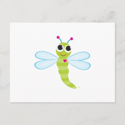 Dragonfly-Briefkaart Briefkaart (Voorkant)