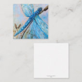 Dragonfly-briefkaart Notitiekaartje (Voorkant / Achterkant)