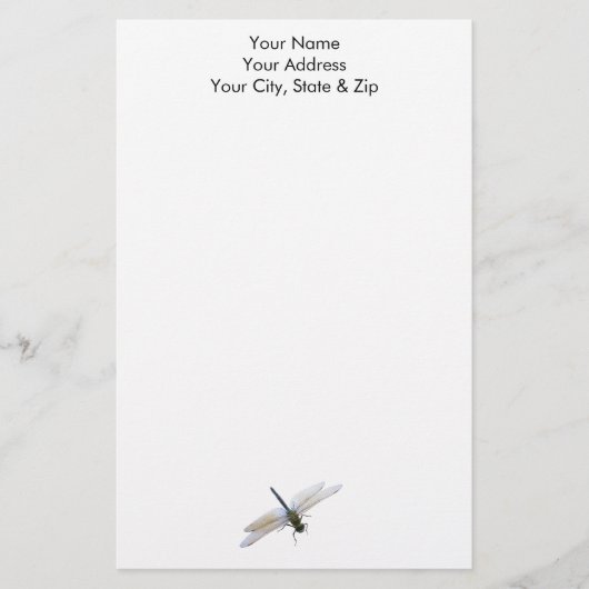 Dragonfly Briefpapier (Voorkant)