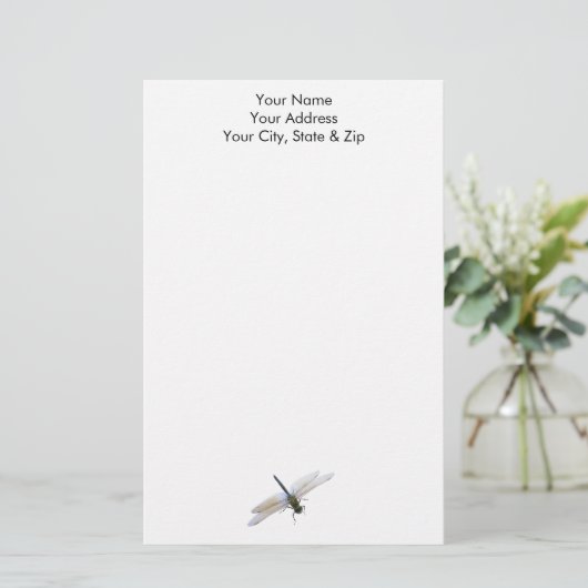 Dragonfly Briefpapier (Staand voorkant)