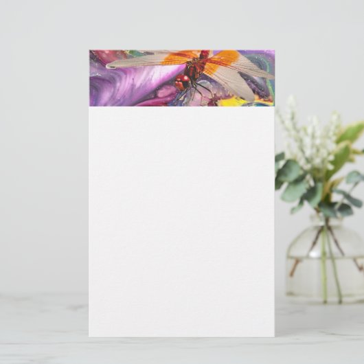 Dragonfly Briefpapier (Staand voorkant)