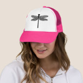 dragonfly Bug Insect Silhouette art Trucker Pet (In situ)