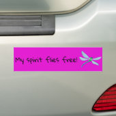 Dragonfly Bumpersticker (Op auto)