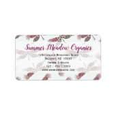 Dragonfly Business Return-adres | Verzendlabel Etiket (Voorkant)