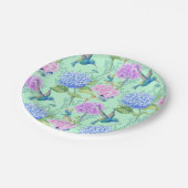Dragonfly Butterfly Hummingbird Floral Paper Bord (Gekanteld)
