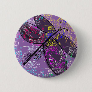 Dragonfly-Button Ronde Button 5,7 Cm