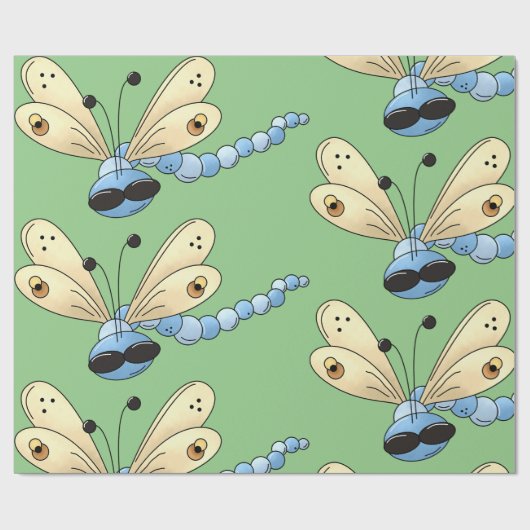 Dragonfly Cadeaupapier (Vlak)