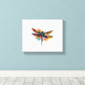 Dragonfly Canvas Afdruk (Insitu (Houten vloer))