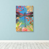 Dragonfly Canvas Afdruk (Insitu (Houten vloer))