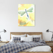 Dragonfly Canvas Afdruk (Insitu (Slaapkamer))