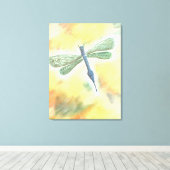 Dragonfly Canvas Afdruk (Insitu (Houten vloer))