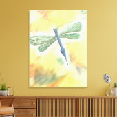 Dragonfly Canvas Afdruk (Insitu (Woonkamer))