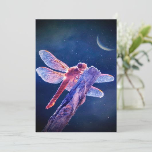 Dragonfly Canvas, dameszacht, schattig boho Canvas (Staand voorkant)