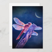 Dragonfly Canvas, dameszacht, schattig boho Canvas (Voorkant / Achterkant)