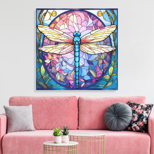 Dragonfly Canvas Kunst (Insitu (Woonkamer))
