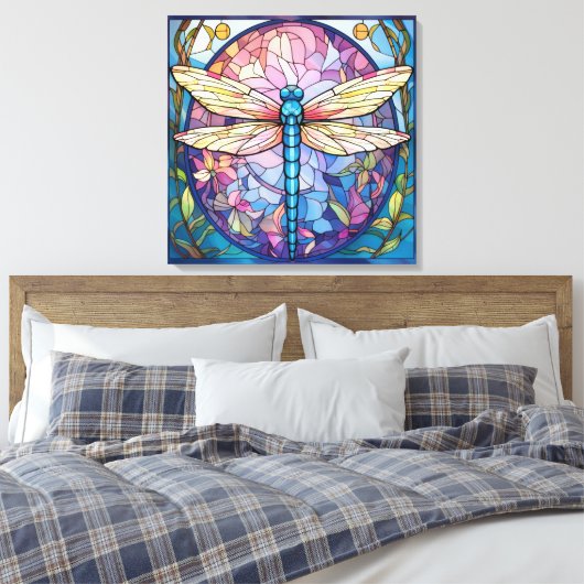 Dragonfly Canvas Kunst (Insitu (Slaapkamer))